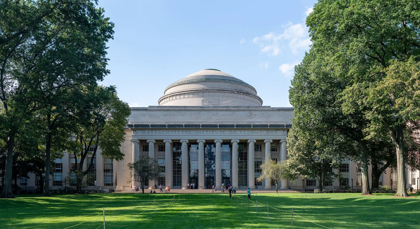 MIT's Great Dome and Building 10 in Cambridge, Massachusetts