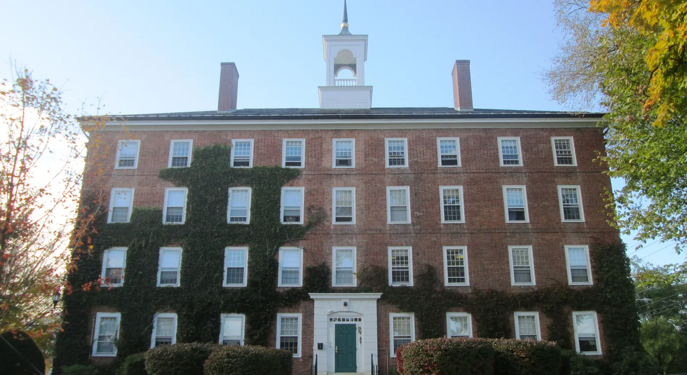 West College on the Williams College campus in Williamstown