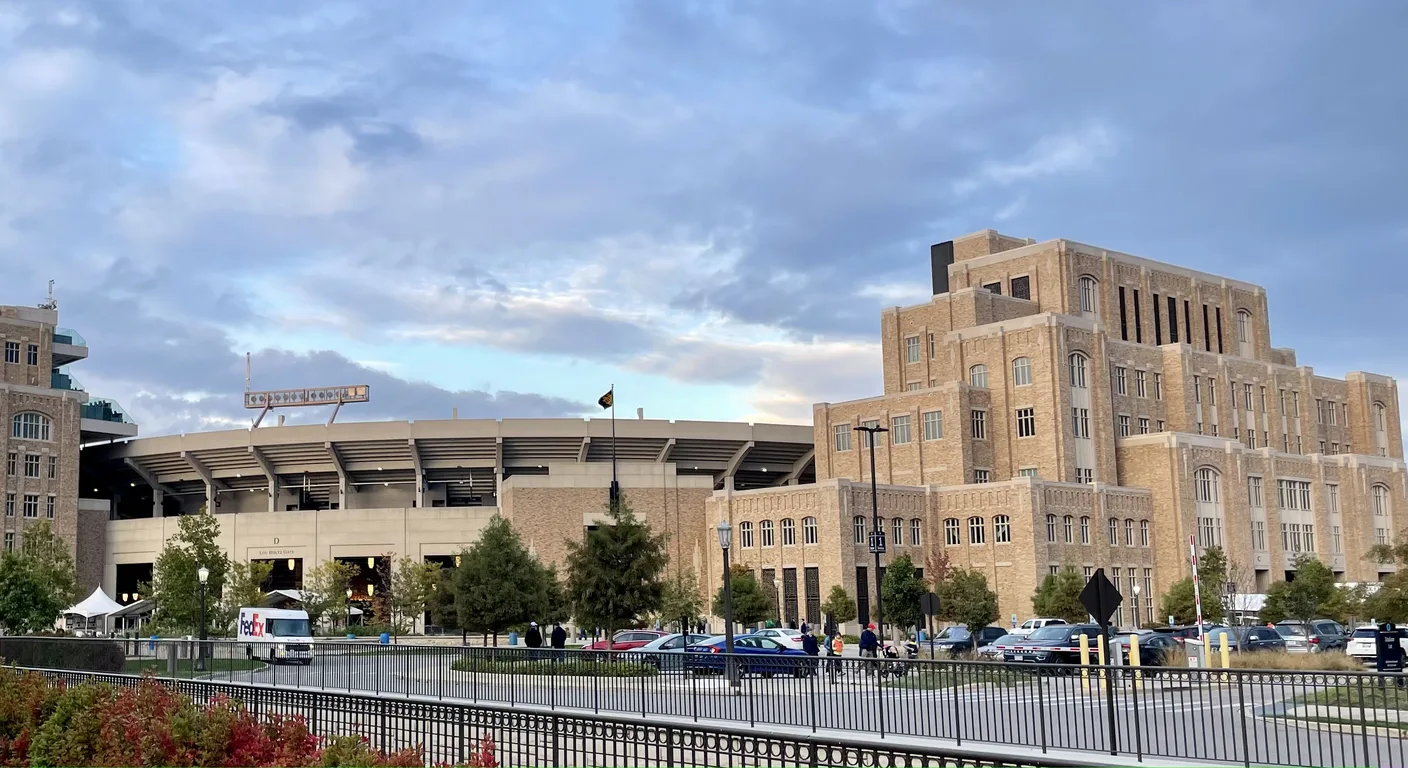 Notre Dame Stadium and Campus Crossroads