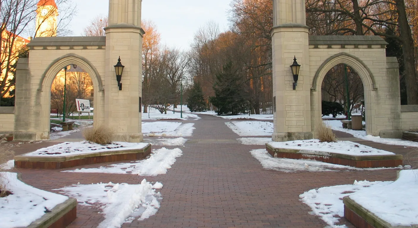 Sample Gates at Indiana University Bloomington