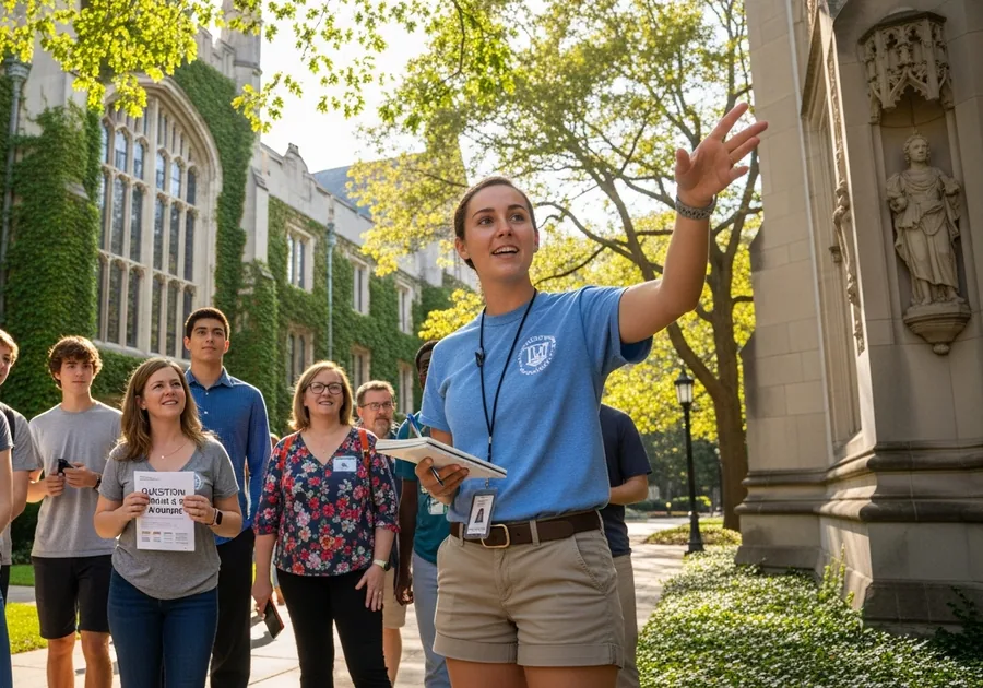 Campus Tour Cheat Sheet: 25 Questions to Ask on a College Campus Tour That Admissions Won't Answer