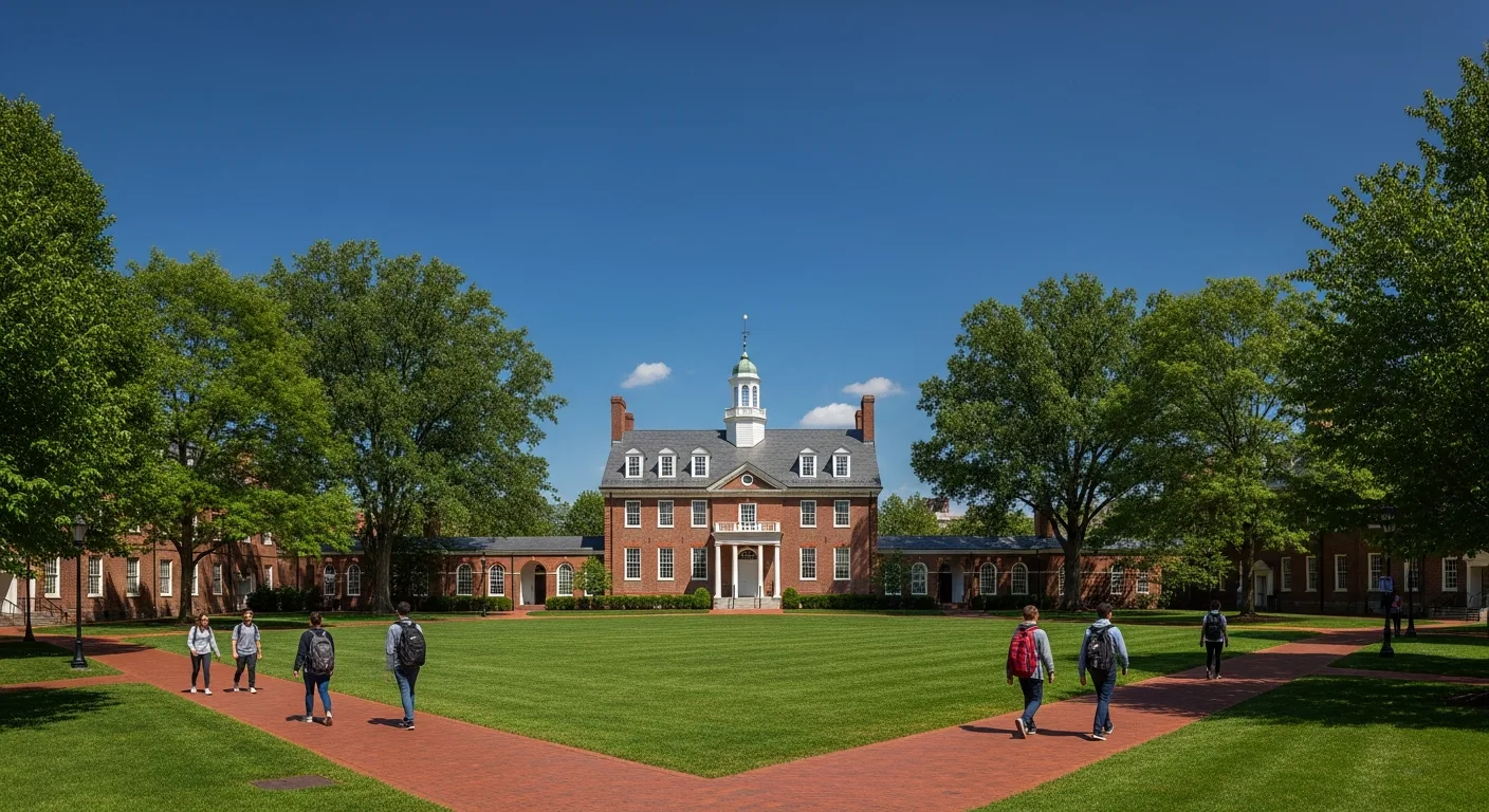 Rutgers University Old Queens historic building on College Avenue in New Brunswick