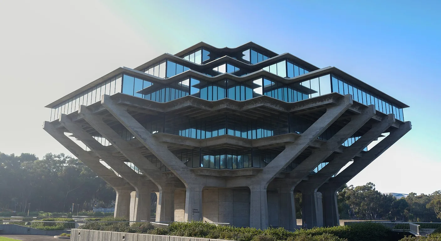 Geisel Library on the UC San Diego campus in La Jolla